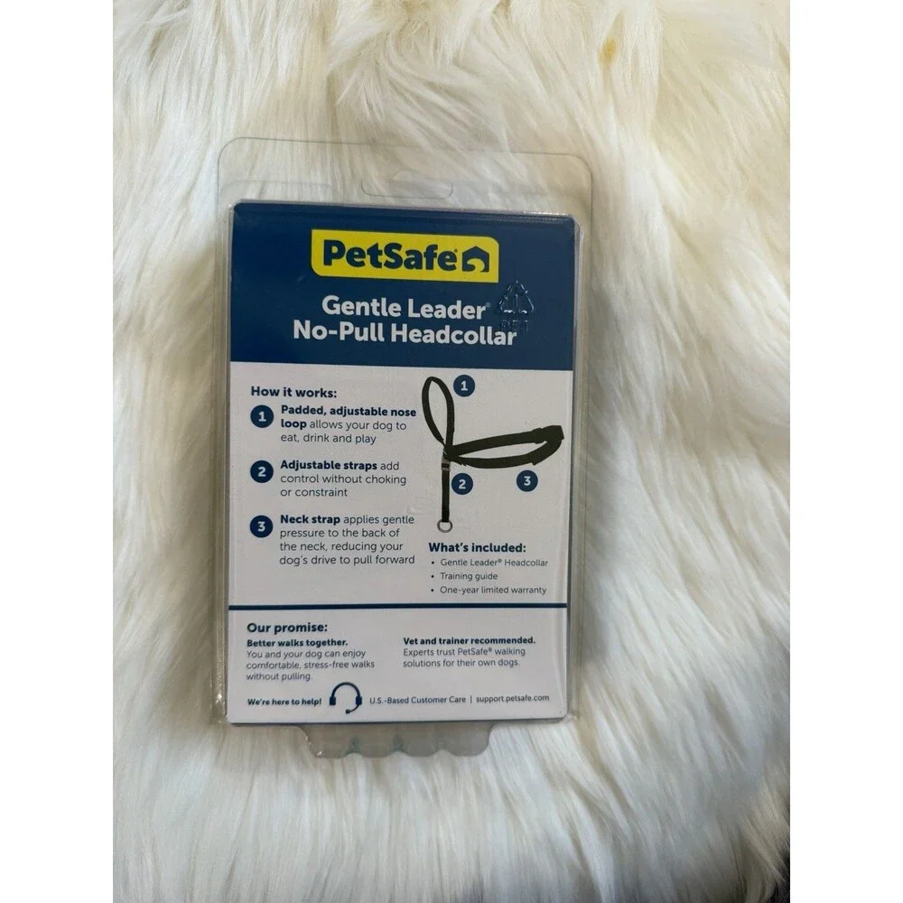 PetSafe Gentle Leader No-Pull Headcollar L Black Nylon for Labrador Retriever